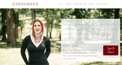 Desktop Screenshot of heidihauck.com